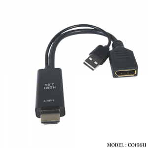 Converter		
	CO196U HDMI TO DISPLAY PORT CONVERTER